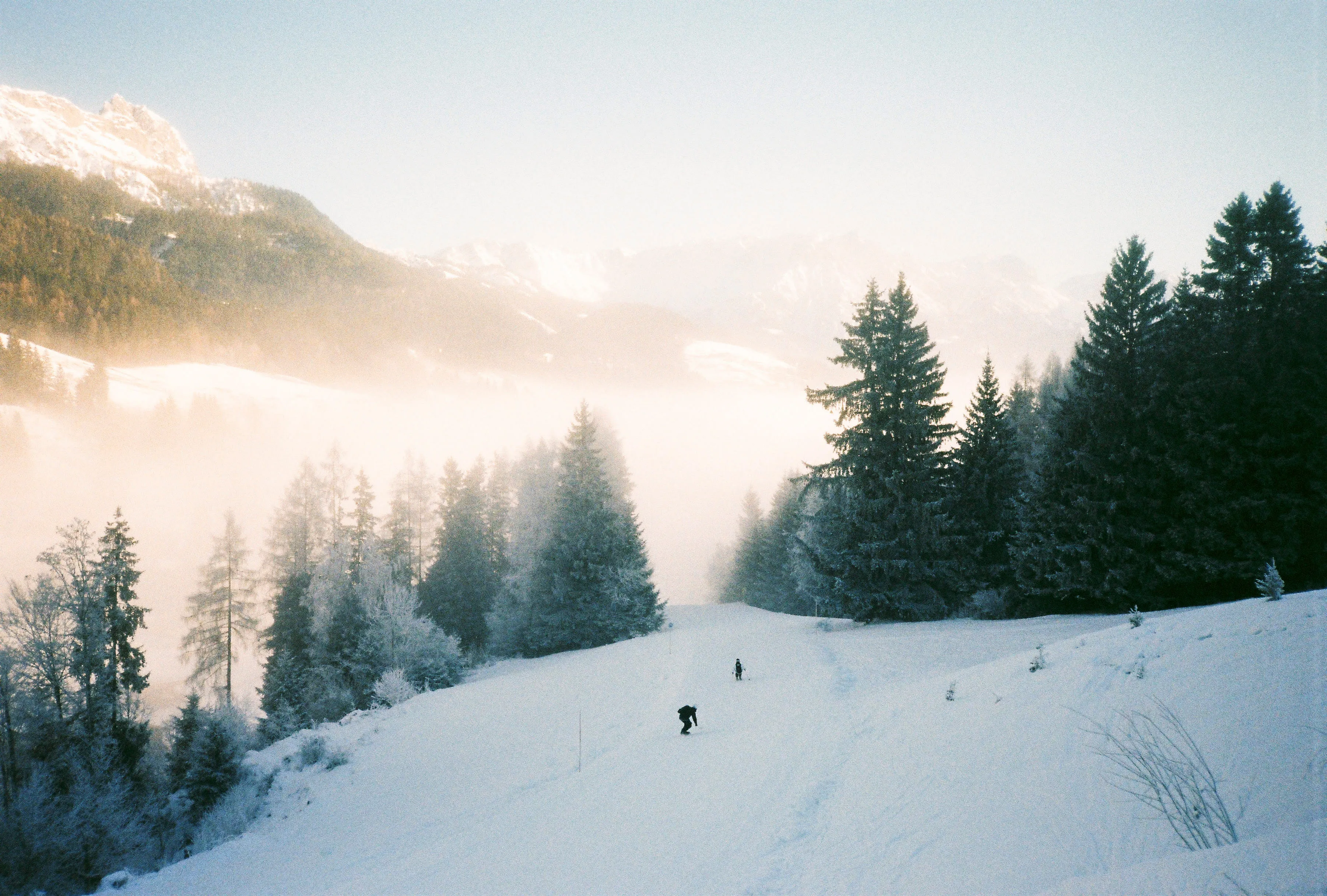 Winterlandschaft bei Holzhotel Forsthofalm, Leogang